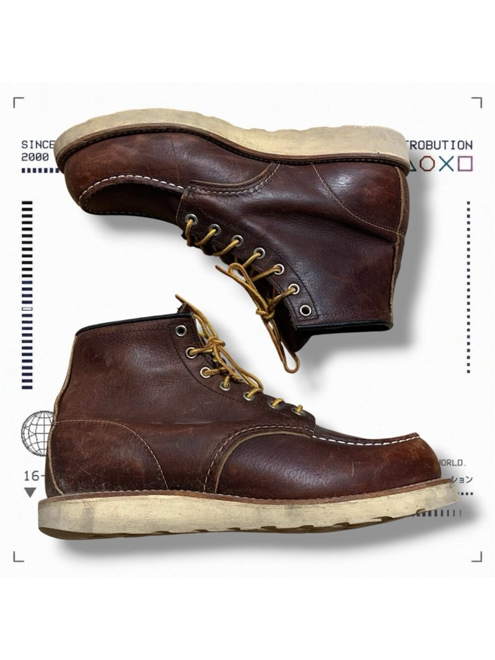 Red Wings Heritage 6” Classic Moc Leather Boot Brown Size 9 US Men’s